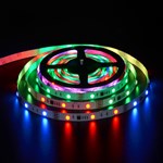 SERIE DE TIRA DE LEDS de transmisión de punto de interrupción SMD5050 RGB